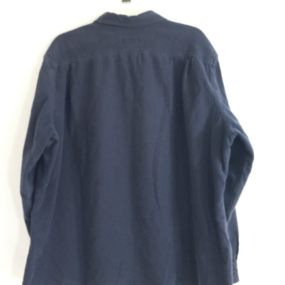 Eddie Bauer Flannel Shirt Men’s XXL Blue Heavy Button Up Outdoor Pockets EUC - Picture 10 of 16